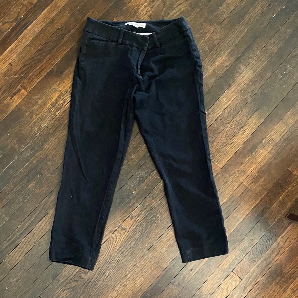 LOFT Black Petites Tailored Pants